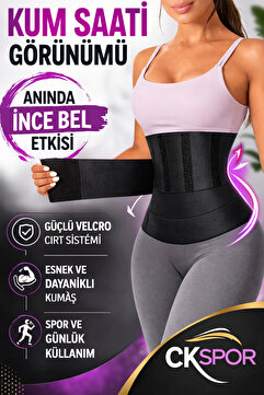 CKSpor Bel Inceltici Kum Saati Bel Korsesi Lohusa Göbek Korsesi Yağ Yakıcı Sıkılaştırıcı Bele Dolamalı
