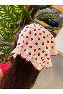 Toka Kutum Kids Store Çilek Desenli Fırfırlı Bohem Taç