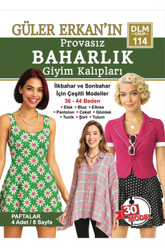 Dilem Yayınevi Güler Erkan No:114 Provasız Baharlık Giyim Kalıpları