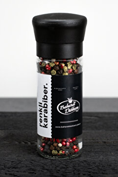Baharat Dükkanı Renkli Karabiber 50gr (Değirmen Kapak)