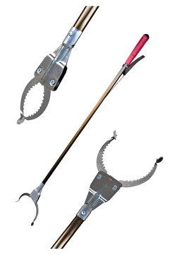 Ferrino Akrep Çöp Ve Atık Toplama Aparatı Maşası Tırtıklı Dişli Model Komple Metal Üretim
