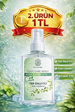 RAS DASHEN Yüksek Kalite Ayak Ve Ayakkabı Koku Önleyici Giderici Sprey 50 ml