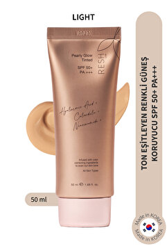 RESH LAB Pearly Glow Tinted Light SPF50+ PA+++ - Renkli SPF50+ Ton Eşitleyici Güneş Kremi