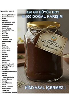 Herşeyi Kolay Mesir Macunu 420gr Kırmızı Ginseng Keçiboynuzu Maca Kökü Panaks Karışımlı Atom Macun Macunu