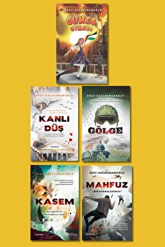 Hayykitap Eray Hacıosmanoğlu 5 li Set / MAHFUZ-KASEM-KANLI DÜŞ-GÜNEŞ UYANDI-GÖLGE