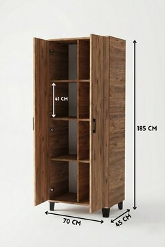 8 Gözlü Kiler Dolabı Atlantik 70 cm