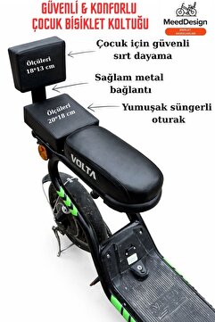 Meed Design Vsm Koltuk,oturak,volta Vsm Arka Koltuk,sele,oturak, Elektrik Bisiklet, Akülü Motor,bisiklet, Motor
