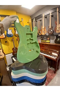 PUANDORG Stratocaster YEŞİL Elektro Gitar Gövdesi HSH/HSS (Montaj delikleri hazır)