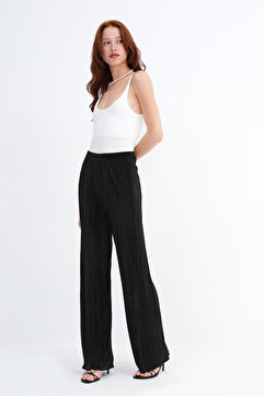 Addax Piliseli Wide Leg Pantolon PN01470