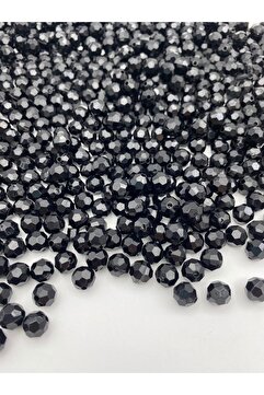 Hedef Bijuteri 10mm Siyah Renk Petek Model Akrilik Boncuk,takı , Çanta Yapım Boncuğu (100gr,~200 Adet)