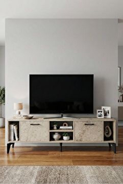 Linya TV Sehpası Suntalam Ekru 160x35 cm