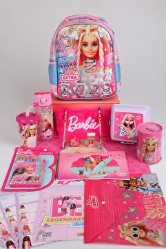 Barbie DEKOMUS İLE YENİ SEZON LİSANSLI "EXTRA GLAM COLLECTION" 35 CM ANAOKUL VE TÜYLÜ KALEM ÇANTASI