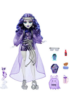 MONSTER HIGH SPECTRA VONDERGEIST Bebek Evcil gelinciği Rhuen ve aksesuarlarıyla HXH77