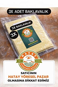 Hatay yöresel pazar 3 Paket Baklavalık Yufka