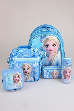 ELSA x Dekomus Lisanslı "Ice Queen Collection" Frozen Okul,Kalem ve Beslenme Çantası,Beslenme Kabı,5
