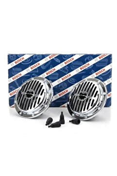 Bosch Yüksek Ses Süperton Büyük Kafa Nikelaj Korna 12v 325/400 Hz 110 Db