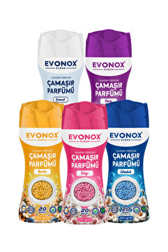 Evonox Clean Granül Çamaşır Parfümü & Çamaşır Yumuşatıcı 5'Li Set