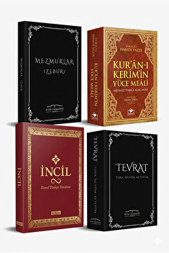 Gdk Yayınları Kur'an, Tevrat Zebur ve İncil tam metin Türkçe Karton kapak