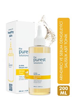 The Purest Solutions Yağlı Ve Karma Ciltler için ve Siyah Nokta Karşıtı Salisilik Asit Tonik 200 ml