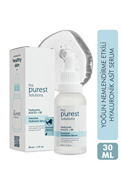 The Purest Solutions Yoğun Nemlendirme ve Dolgunlaştırıcı Etkili Yenileyici Cilt Bakım Serumu (Hyaluronic Acid %2 + B5)