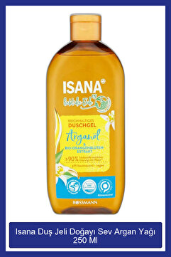 ISANA Duş Jeli Doğayı Sev Argan Yağı 250 Ml