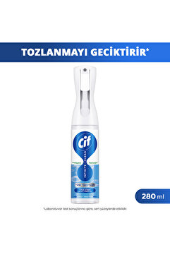 Cif Infinite Clean Doğal Probiyotikli Sprey Tüm Yüzeyler İçin Lotus & Deniz Tuzu 280 ml