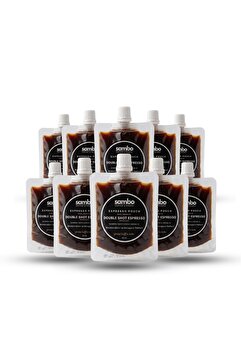 Sambo Coffee Espresso Pouch 50 ml – Double Shot %100 Arabica x 10 Adet