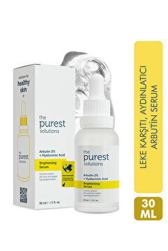 The Purest Solutions Aydınlatıcı ve Leke Görünümü Azaltıcı Arbutin Cilt Bakım Serumu 30 ml
