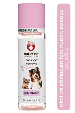 MALLY PET PROFESSIONEL PET CARE Bebek Pudrası Kokulu Kedi Ve Köpek Parfümü 100 ml