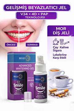 oliways Begisun Smile Mor Ton Diş Bakım Jeli 50 ml – V34 & 4D Destekli, PAP Teknolojisi