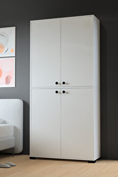 MOBİLİQUE Madrid No.1 Raflı Gardırop