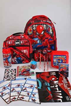 Spiderman x Dekomus Lisanslı Gamevers Collection Kırtasiye Seti & Okul,Kalem ve Termoslu Beslenme Ça