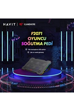 Havit Gamenote F2071 6 Fanlı RGB Gaming Laptop Notebook Soğutucu 17" 2500RPM