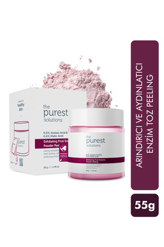 The Purest Solutions Arındırıcı ve Aydınlatıcı Enzim Toz Peeling 55 gr (%0,6 Azelaic Acid & Malic Acid)