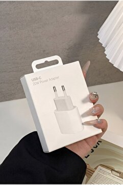 KVK PRİVACY iPhone 20W USB-C Hızlı Şarj Adaptörü iPhone Uyumlu PD Güç Başlığı Type-C Şarj Aleti