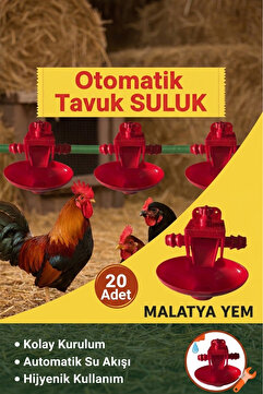 Cosar Tavuk Civciv Otomatik Adet Nipel Suluk 20 adet