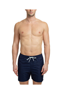 Calvin Klein Erkek Çabuk Kuruyan Kumaşlı Normal Kesim Lacivert Mayo