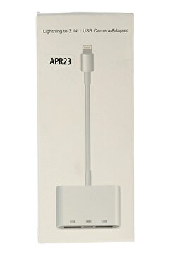 Genel Markalar DGC AVM® APR23 Iphone Otg 3in1 - Beyaz