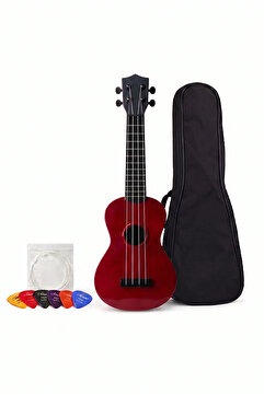 Gonzales 4 Telli Ukulele Kırmızı Renk