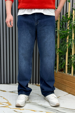 WAFRA Erkek Baggy Bol Kesim Kot Pantolon