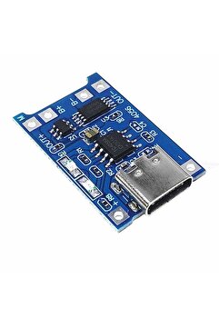 Motorobit TP4056 3,7V Şarj Devresi - Korumalı Mod Type C