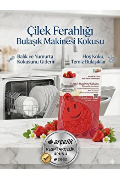Arçelik Sees Bulaşık Makinası Koku Giderici 2 Adet Çilek Ferahlığı