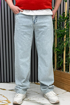 WAFRA Erkek Baggy Bol Kesim Kot Pantolon