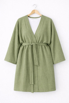 CNG MODA Büyük Beden Muslin Kimono