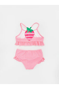 LC Waikiki Ekose Kız Çocuk Bikini Takımı