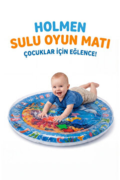 Holmen Şişme Sulu Oyun Matı Yuvarlak Tummy Time(Test Raporlu)