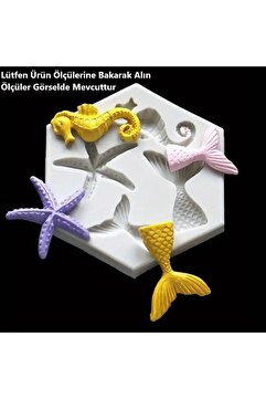 HogART Design Deniz Hayvanları Mum Sabun & Kokulutaş Silikon Kalıp