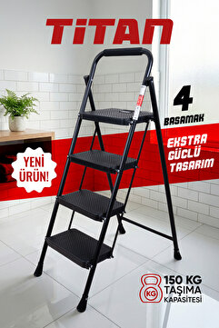 Fiesta Titan 4 Basamak EXTRA GÜÇLÜ ÖZEL TASARIM Geniş Basamaklı Merdiven