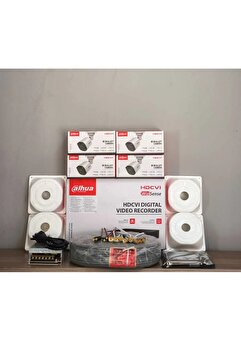 Dahua 4 Kanal 4 Kamera Güvenlik Kamera Seti 500 Gb Hdd