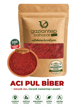 Gaziantep Baharat Gaziantep Acı Pul Biber 200 gr
